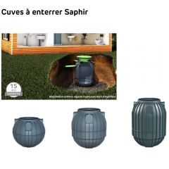 CUVE A ENTERRER SAPHIR 600 LITRES REF 330455